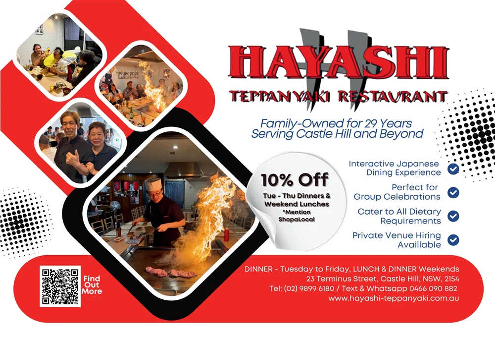 Hayashi Teppanyaki Castle Hill