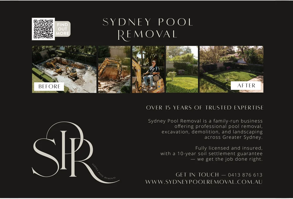 Sydney pool removal