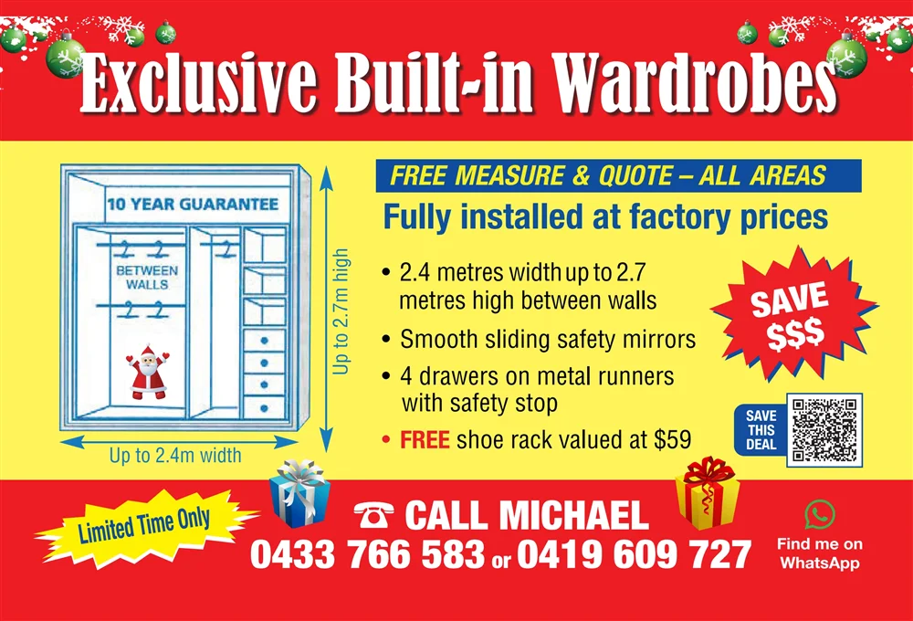 Exclusive Built Ins Wardrobe 