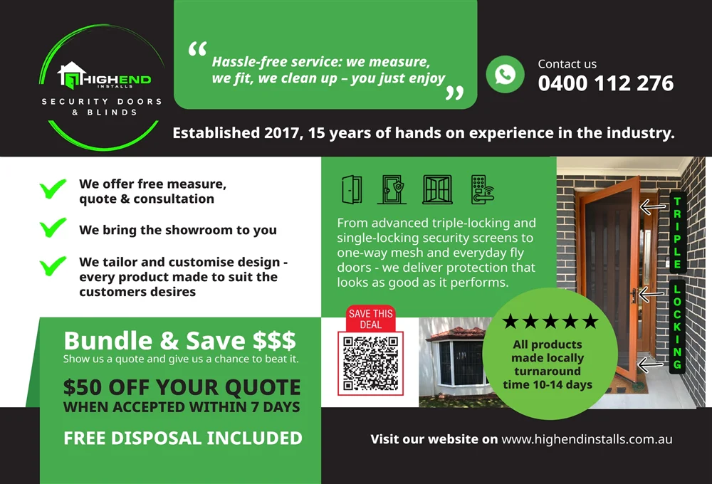 Highend Installs Doors & Windows