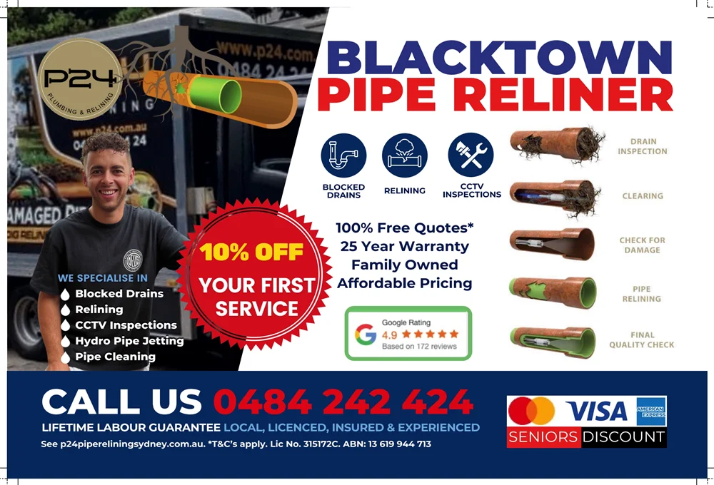 P24 Plumbing & Pipe Relining